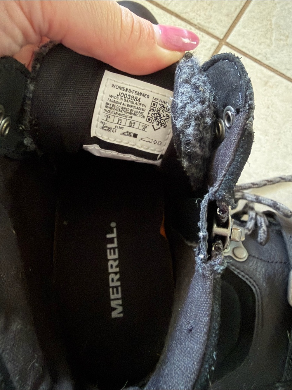 Merrell Women's Shiloh II Waterproof Black Leather Boots - Picture 7 of 7